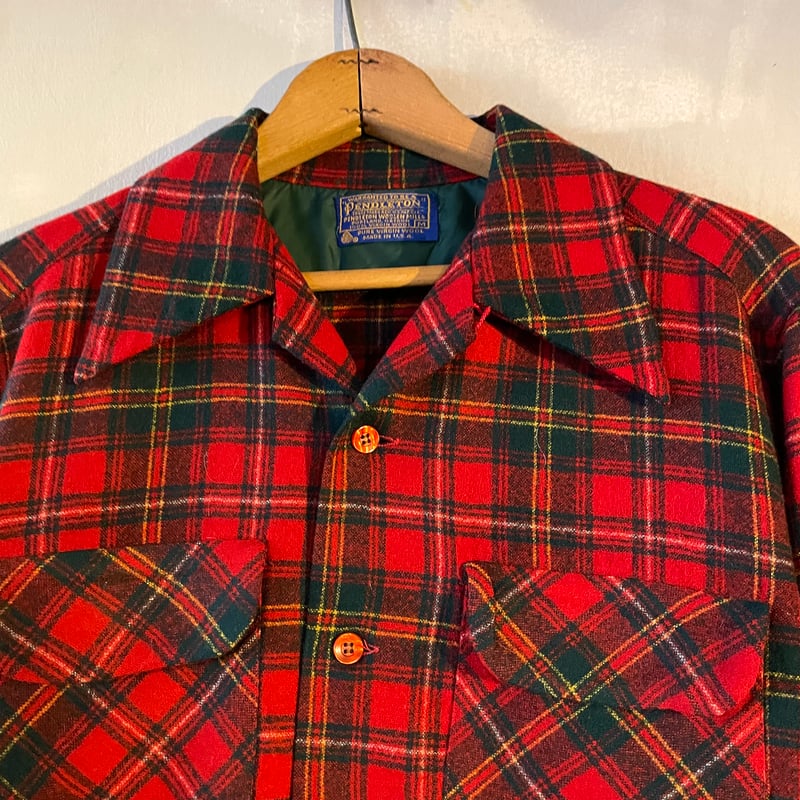 70s PENDLETON Wool Shirt USA製 ウールシャツ ボックスシルエット