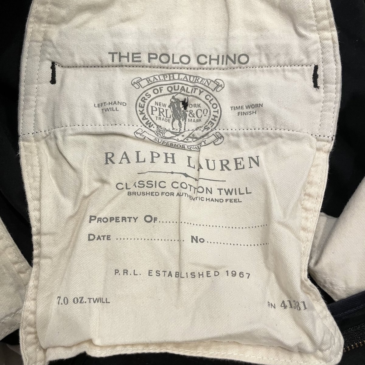 POLO Ralph Lauren チノパン ブラック コットンパンツ ラルフ POLO Ralph Lauren チノパン ブラック コットンパンツ ラルフ