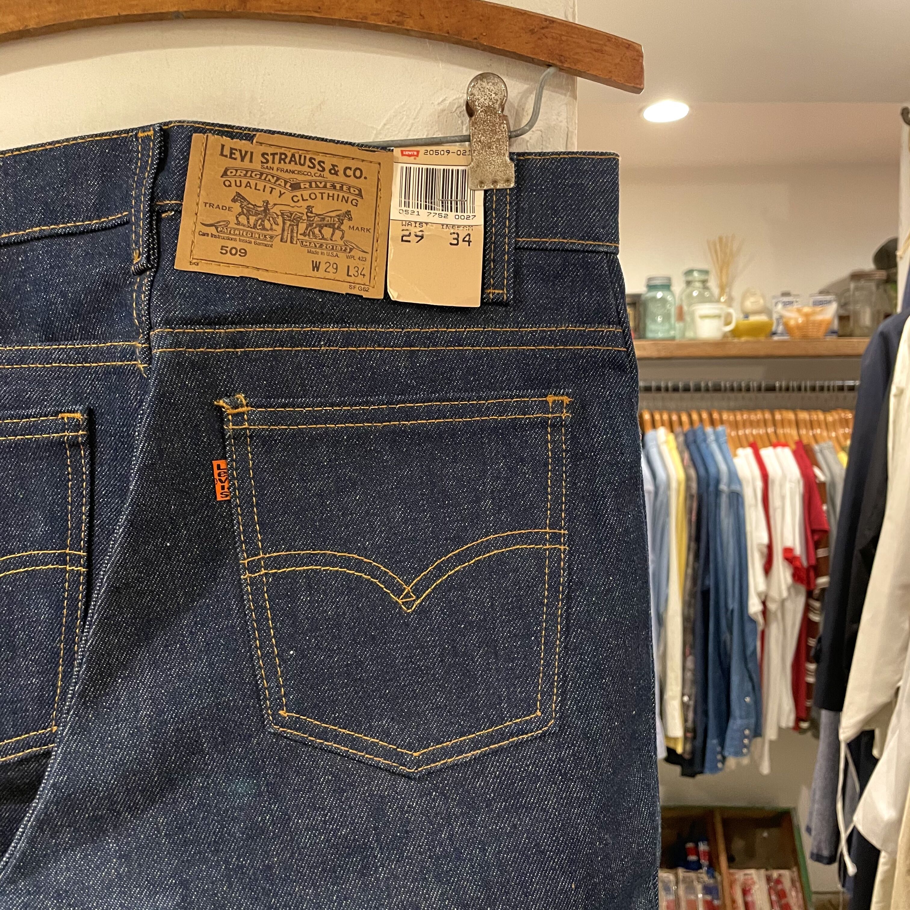 Levi's 509 80年代 リーバイス509 DEAD STOCK オレンジタブ USA製