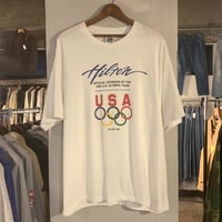 90s　Lee　オリンピックTシャツ　ショートスリーブ　1992年　USA製　HILTON　(S2148)