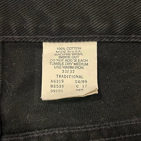 Harley-Davidson　ブラックデニム　ハーレーダビッドソン　32×32　USA製　(S3995)