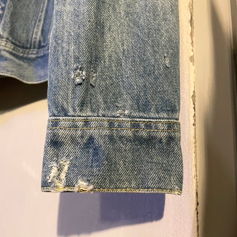 80s Lee 220-J デニムジャケット USA製 Size 42 4ポケ リー (S42