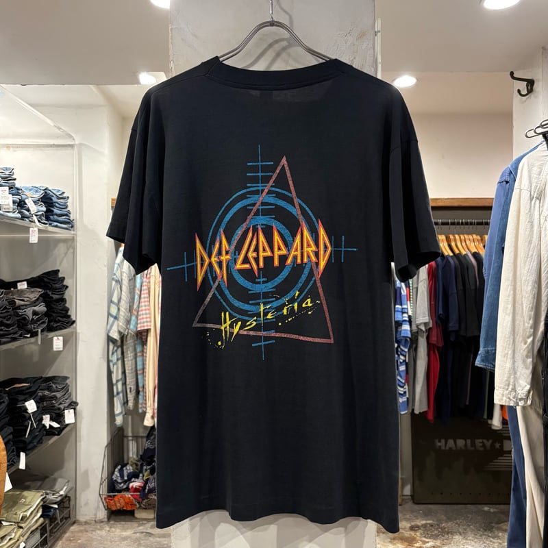 80s SCREEN STARS S/S バンドTシャツ Def Leppard Size X
