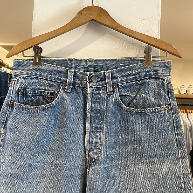 Levi's 501 カットオフデニム 80年代 リーバイス501 ボタン裏524