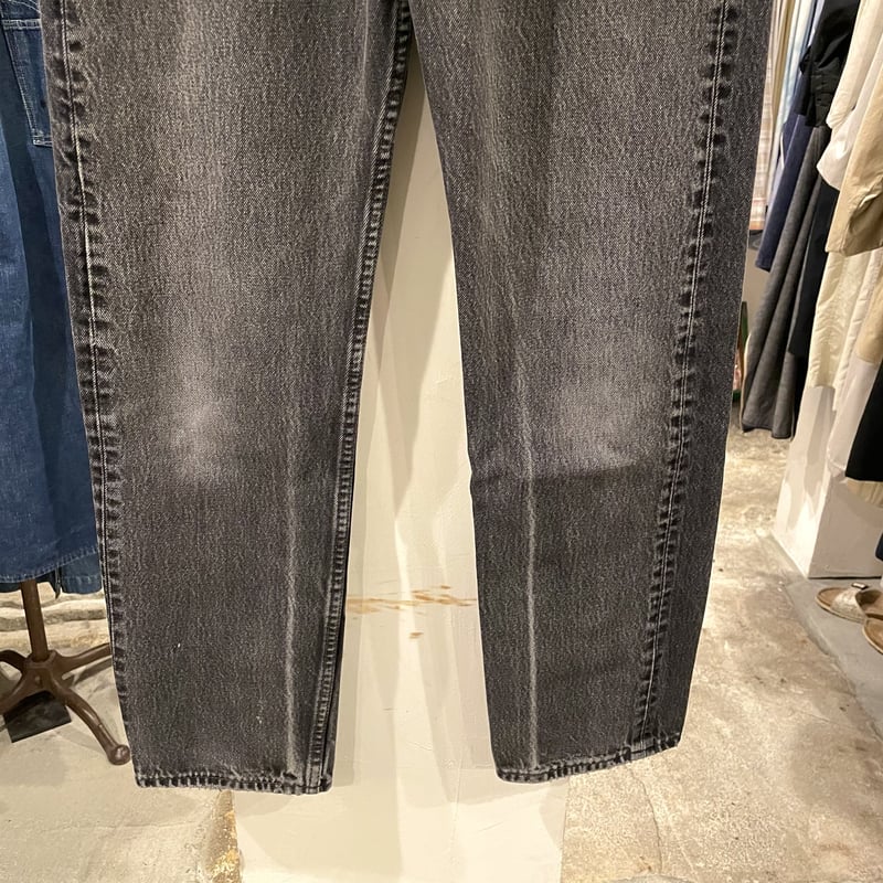 Levi's 501 90年代 後染めブラックデニム ボタン裏653 USA製 Levi's 501 90年代 後染めブラックデニム ボタン裏653 USA製
