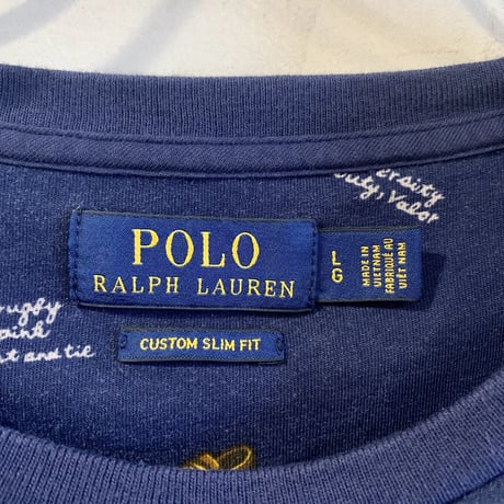 POLO RALPH LAUREN　ショートスリーブTシャツ　総柄　ラルフローレン　(S2450)
