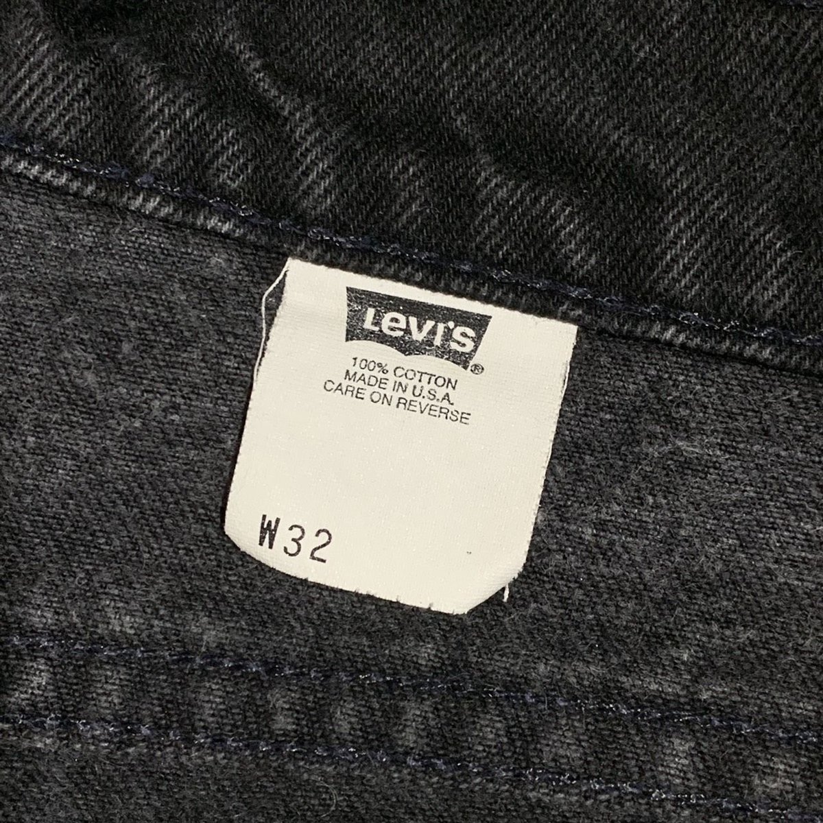 Levis 550 ブラックデニム ハーフパンツ 90s USA製 リーバイス Levis 550 ブラックデニム ハーフパンツ 90s USA製 リーバイス