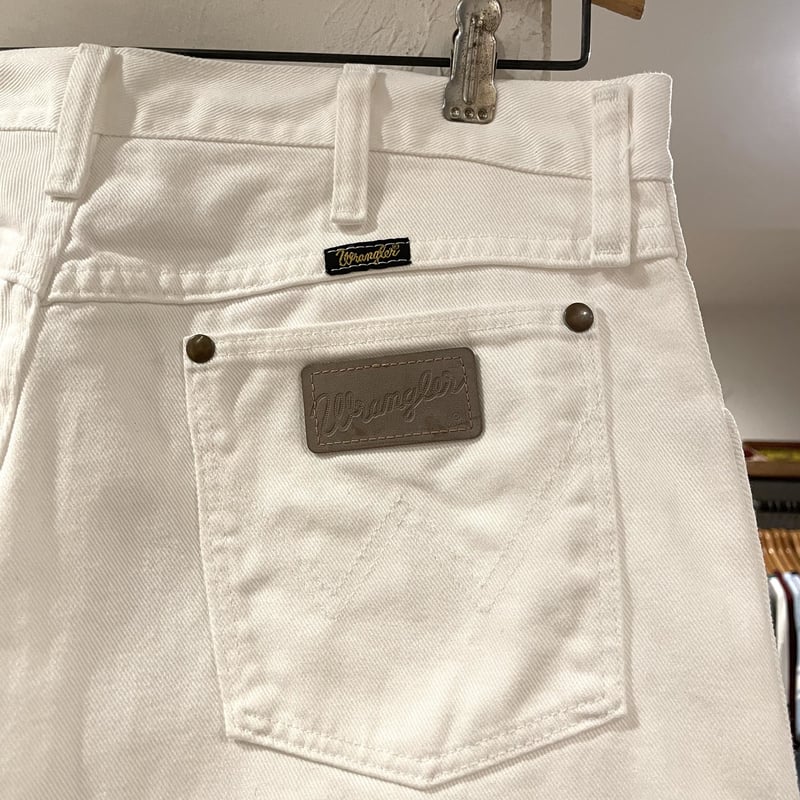 90s〜 Wrangler ホワイトデニムパンツ 13MWZWI ラングラー 90 90s〜 Wrangler ホワイトデニムパンツ 13MWZWI ラングラー 90