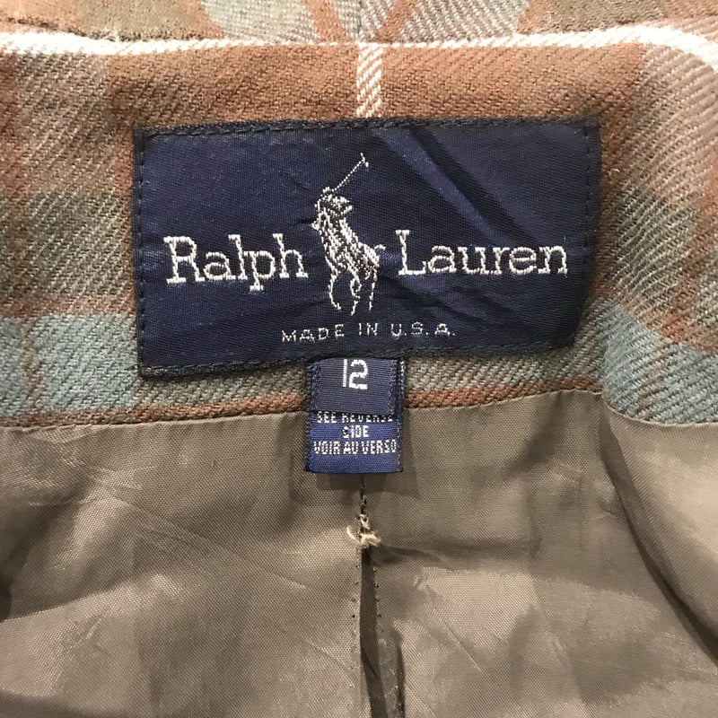 RALPH LAUREN スモーキングジャケット USA製 80s ラルフローレン RALPH LAUREN スモーキングジャケット USA製 80s ラルフローレン