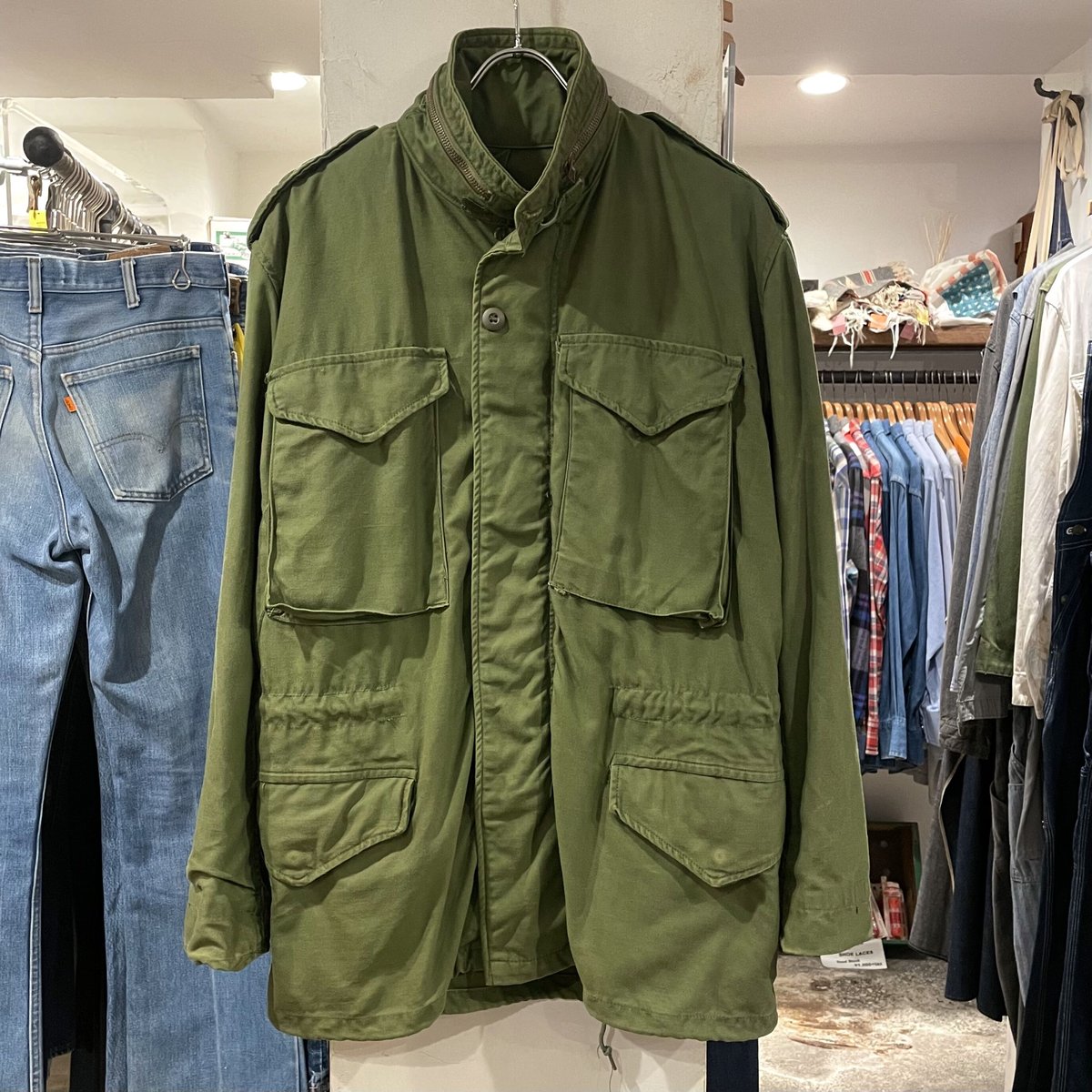 70s US ARMY M-65 Field Jacket 3rdタイプ ブラスジップ フィー