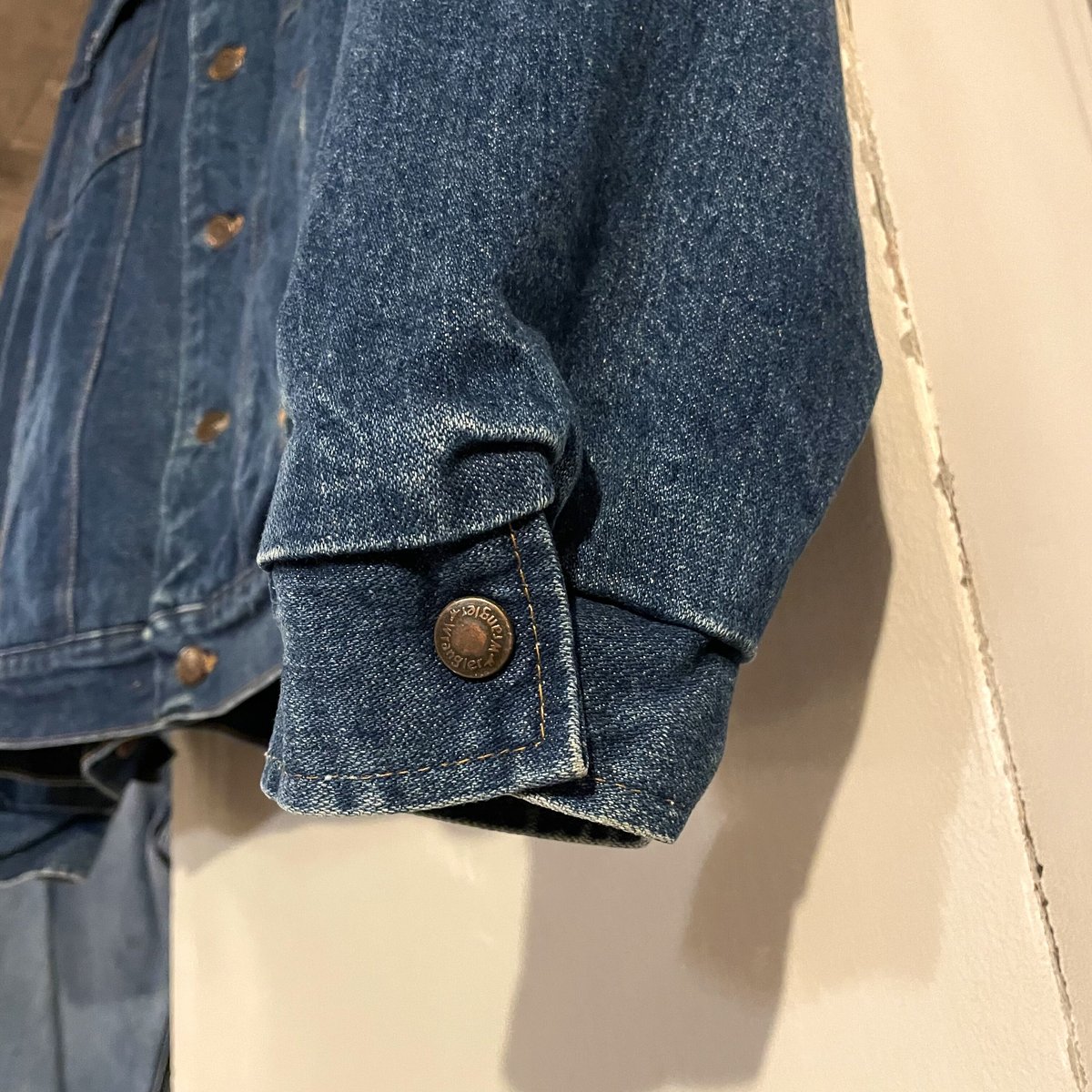 Wrangler デニムジャケット ブランケットライナー 襟コーデュロイ Wrangler デニムジャケット ブランケットライナー 襟コーデュロイ