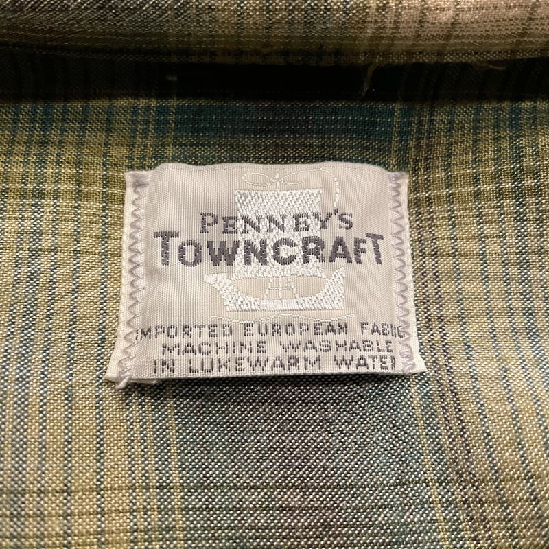 TOWNCRAFT PENNEYS 60s 船タグ ヴィンテージ レーヨンシャツ TOWNCRAFT PENNEYS 60s 船タグ ヴィンテージ レーヨンシャツ
