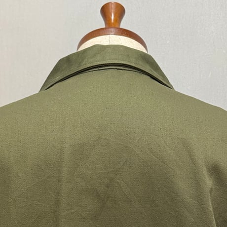 60s　TEXAS STATE GUARD　テキサス州防衛隊　ユーティリティシャツ　Size MEDIUM　DEADSTOCK　筒袖　ミリタリーシャツ　(S5363)