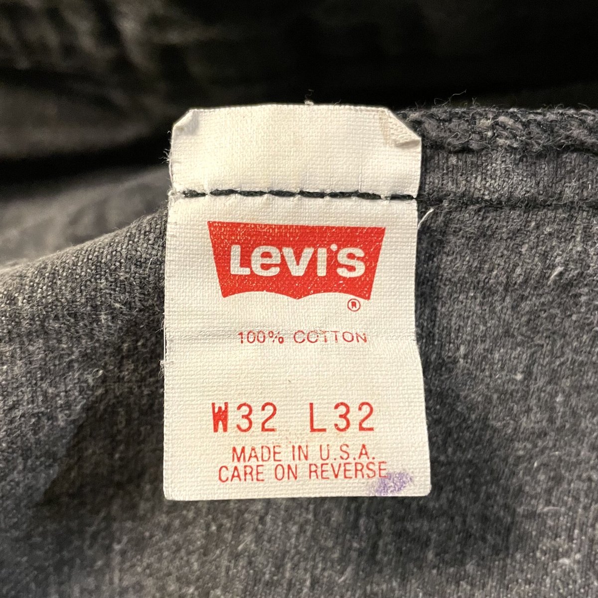 90s Levi's 501-0660 リーバイス 後染めブラックデニム 32×32 90s Levi's 501-0660 リーバイス 後染めブラックデニム 32×32
