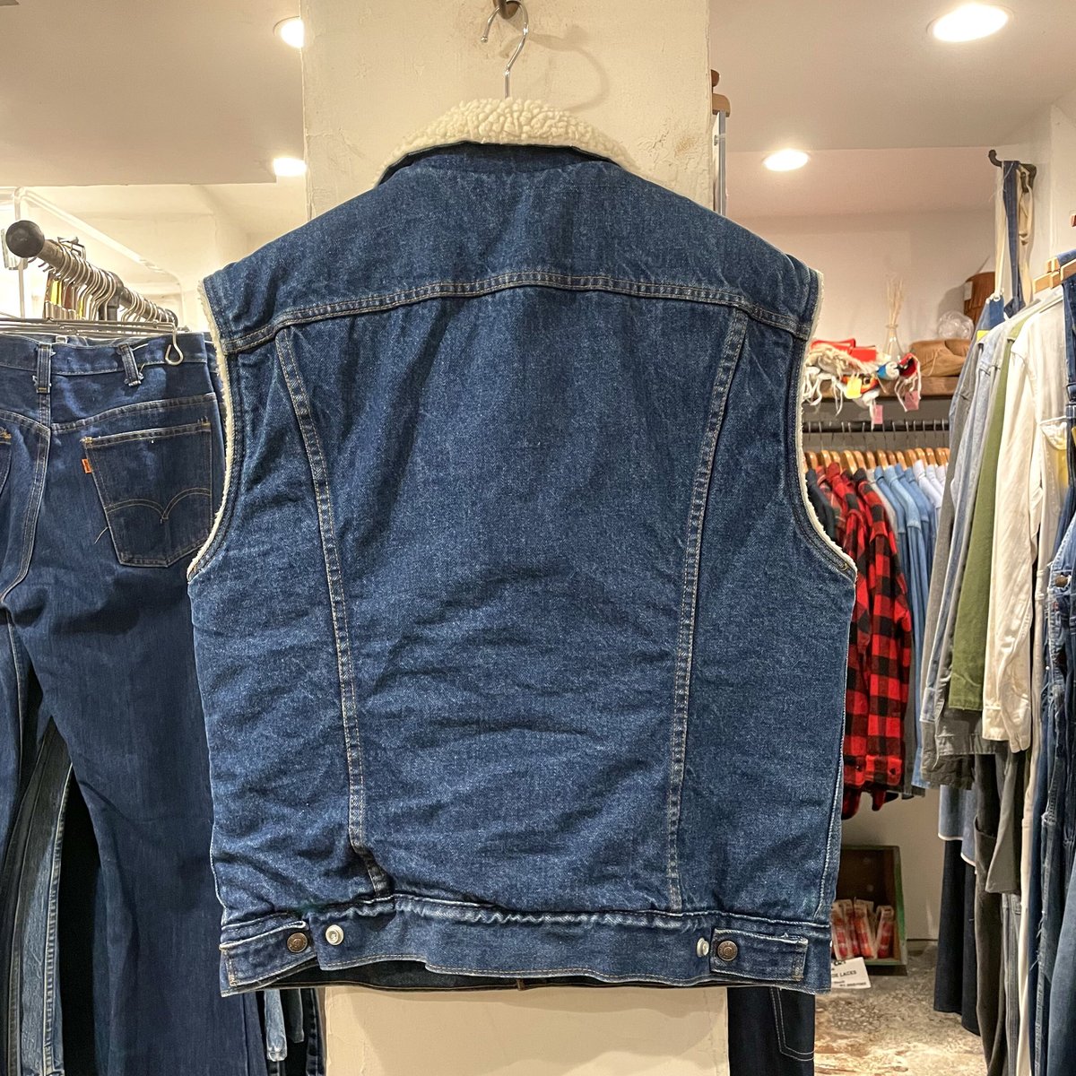 80s Levi's 60511 0216 リーバイス デニムボアベスト USA製 1983年...