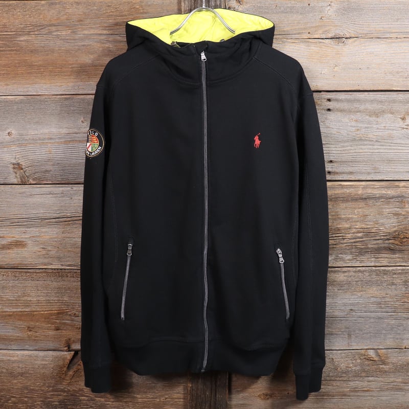 Polo Ralph Lauren ジップアップパーカー ジャケット 黒 スウェット