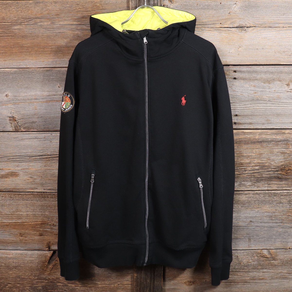 Polo Ralph Lauren ジップアップパーカー ジャケット 黒 スウェット