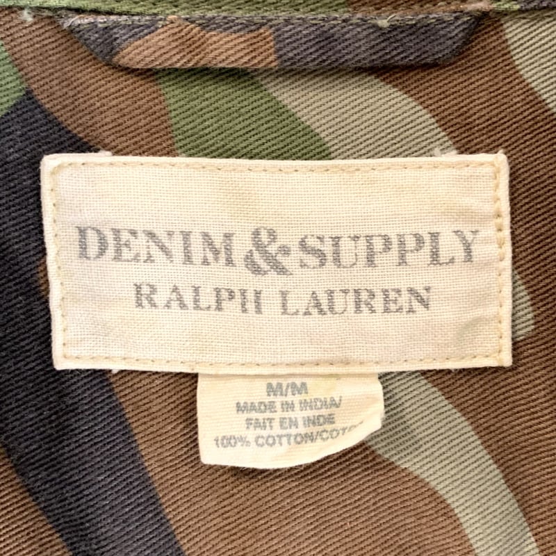 DENIM&SUPPLY ロングスリーブシャツ カモ柄 ミリタリー RALPH LAUREN