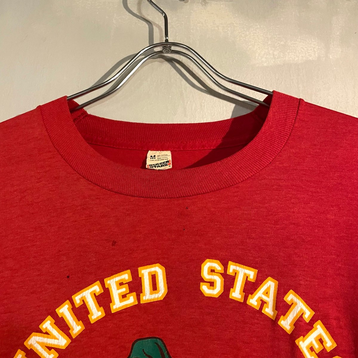 80s SCREEN STARS S/S ミリタリーTシャツ USA製 Size M USMC
