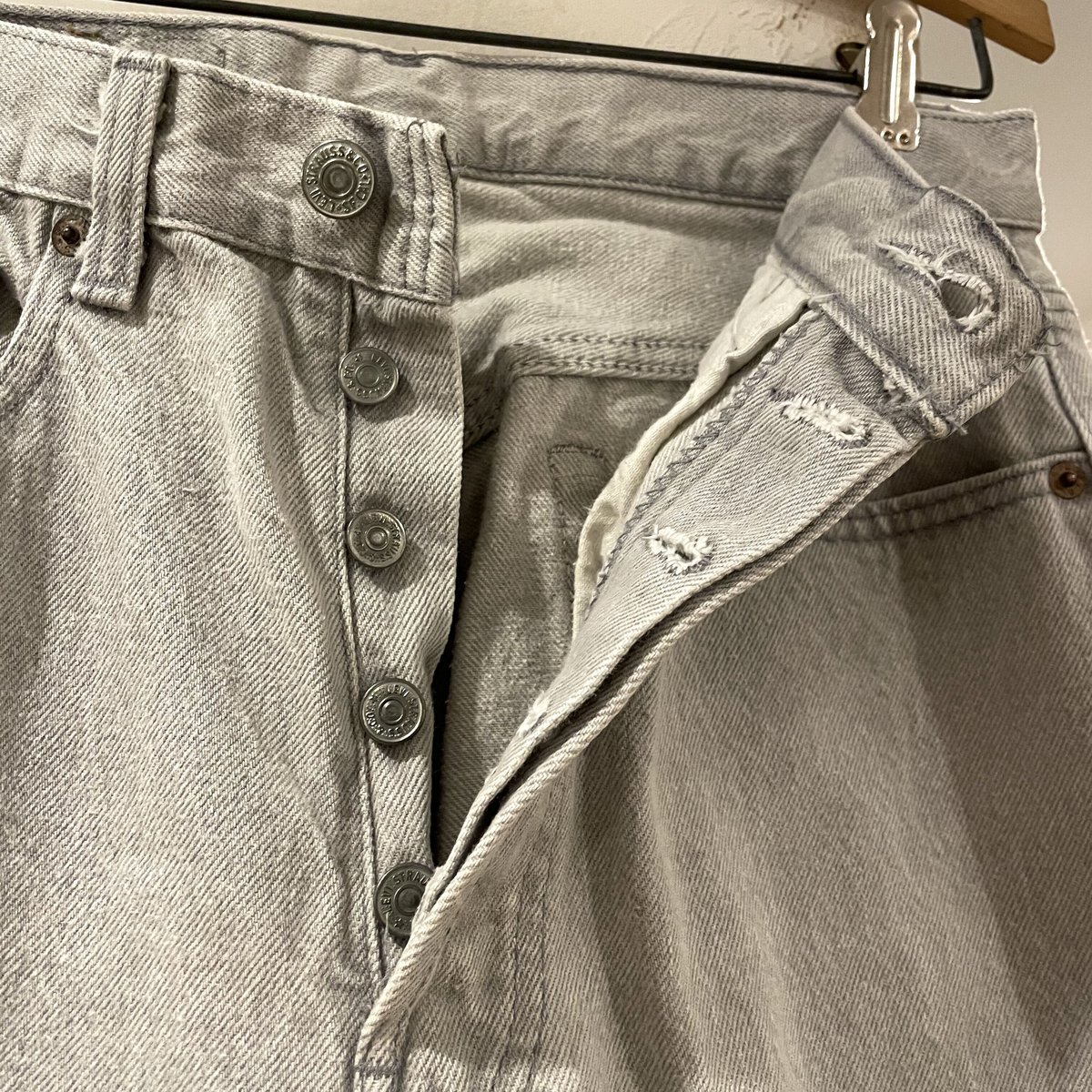 Levi's 501-0657 80年代 リーバイス501 グレーデニムパンツ 内股 Levi's 501-0657 80年代 リーバイス501 グレーデニムパンツ 内股
