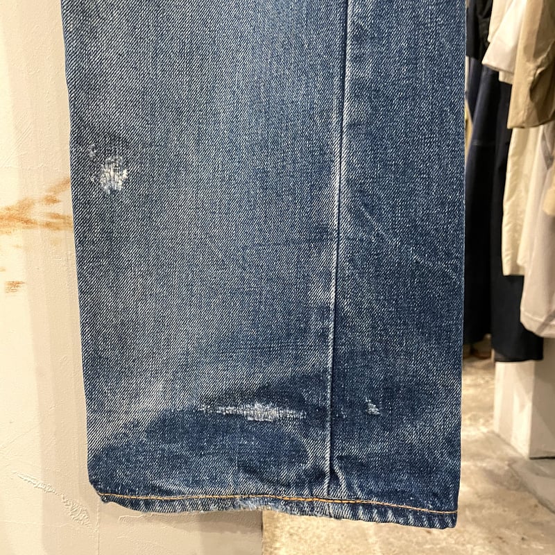 Levi's 501 66前期 ヴィンテージデニムパンツ ボタン裏6 バック