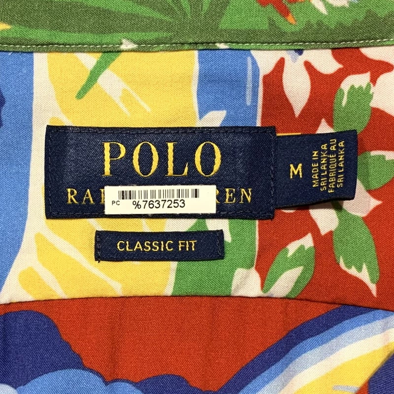 ⑯ Ralph Lauren アロハシャツ L (M相当) ラルフローレン Polo Ralph Lauren/Old Aloha Shirts（ラルフローレン アロハ
