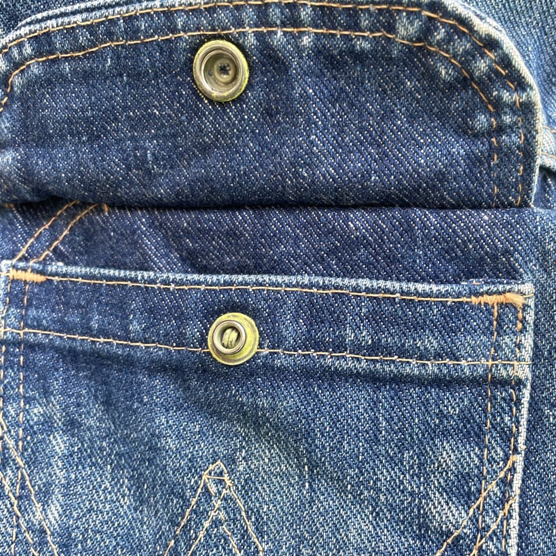 60s Wrangler 11mj デニムジャケット カットオフ バックプリント 60s Wrangler 11mj デニムジャケット カットオフ バックプリント
