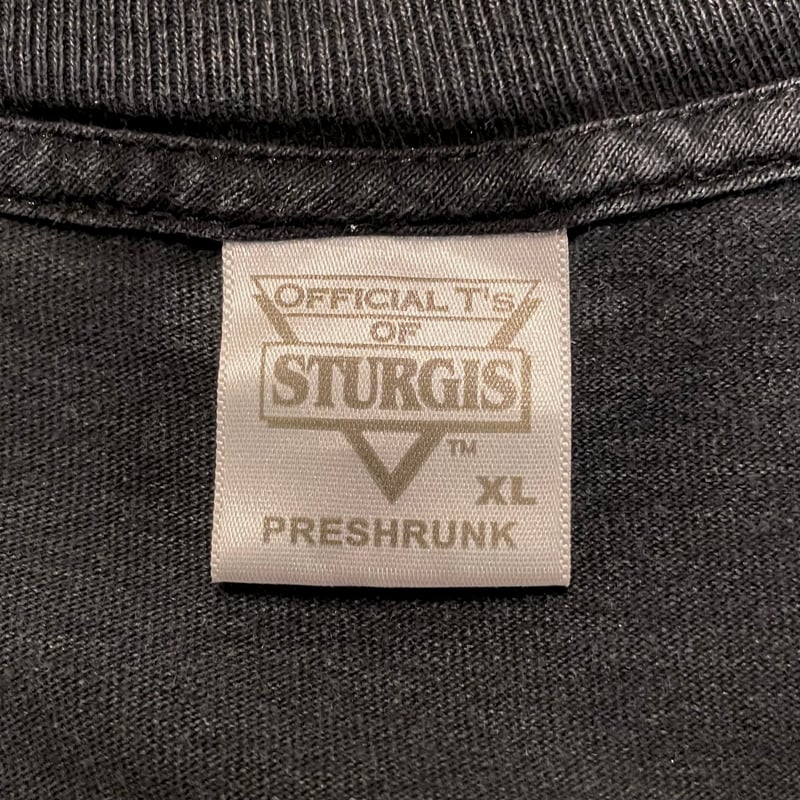 OFFICIAL OF STURGIS S/S バイクTシャツ BLACK HILLS Siz