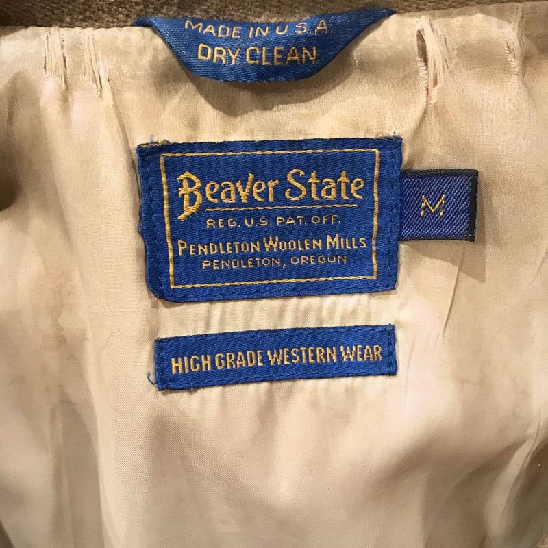 Beaver State PENDLETON チーフジョセフ柄 ウールジャケット USA製 ペ