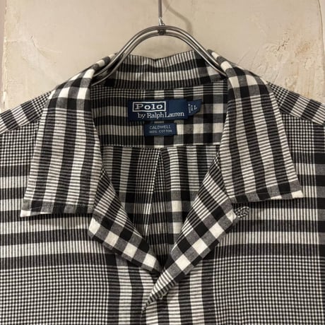 Polo by Ralph Lauren　S/Sオープンカラーシャツ　CALDWELL　Size L　ポロ ラルフローレン　(S5618)