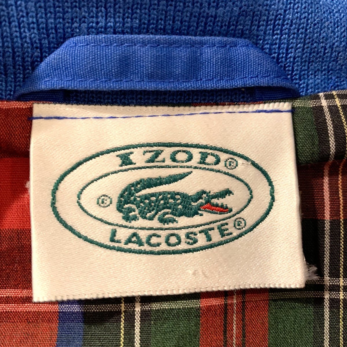 90s IZOD LACOSTE ハリントンジャケット スウィングトップ ブルゾン