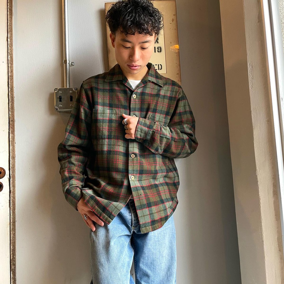 60s McGREGOR Vintage Wool Shirt マクレガー USA製 ウールシ 60s McGREGOR Vintage Wool Shirt マクレガー USA製 ウールシ