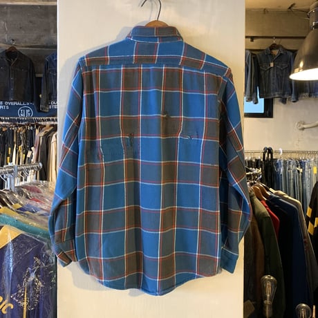 60s　BIG MAC　ヴィンテージ ネルシャツ　Penneys　グランジ系　雰囲気　VINTAGE　SANFORIZED　(S2474)