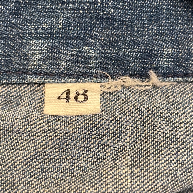 60s Brand Unknown ヴィンテージ デニムカバーオール Size 48 BLUE