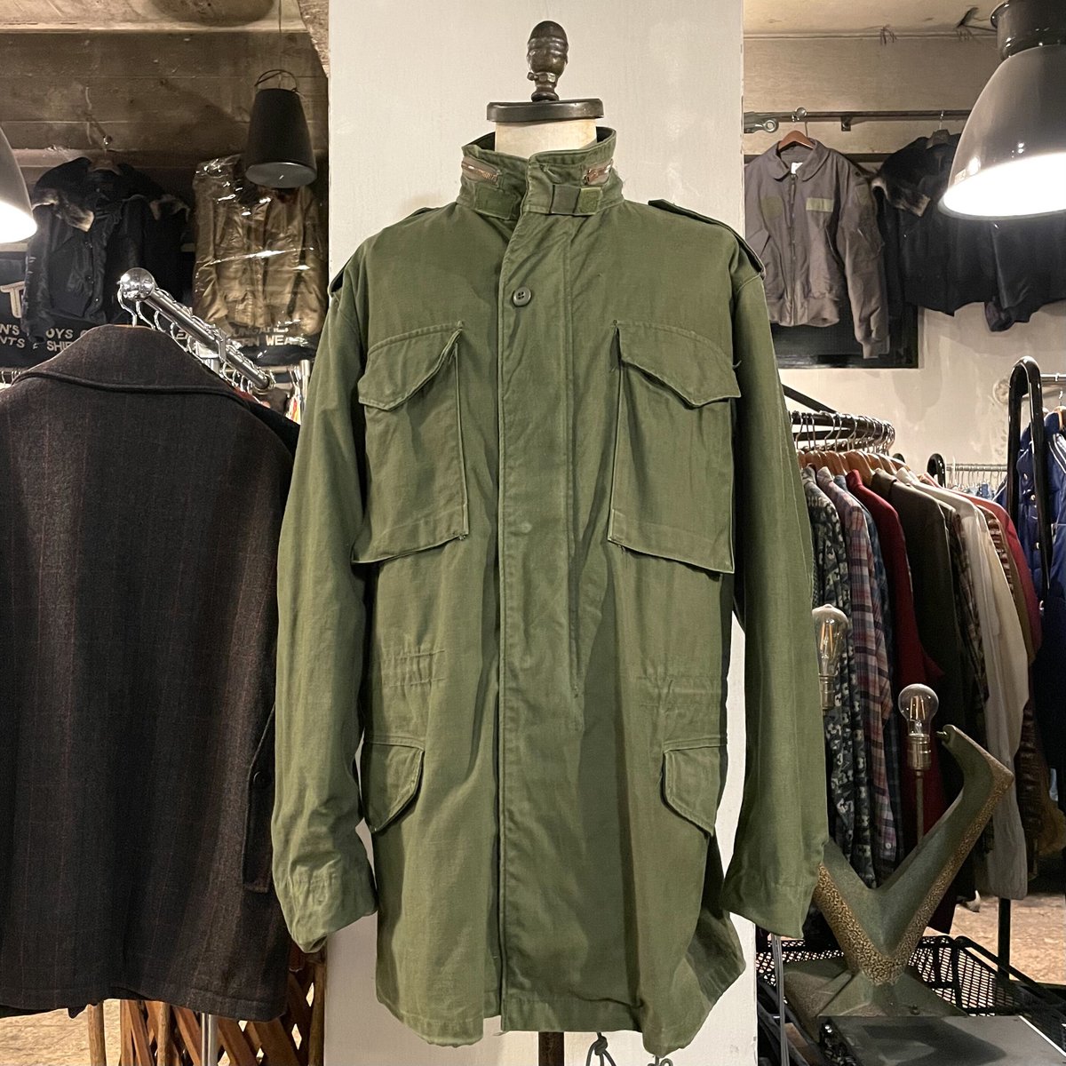 80s US ARMY M-65 Field Jacket 3rdタイプ ブラスジップ フィー 80s US ARMY M-65 Field Jacket 3rdタイプ ブラスジップ フィー