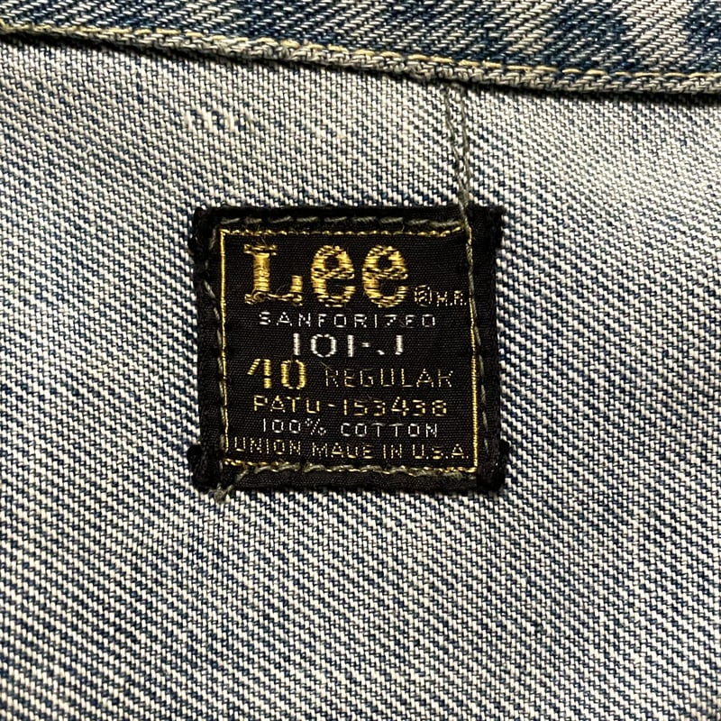 70s Lee 101J デニムジャケット 5b5bd724d51376dafda19fe12bfd10