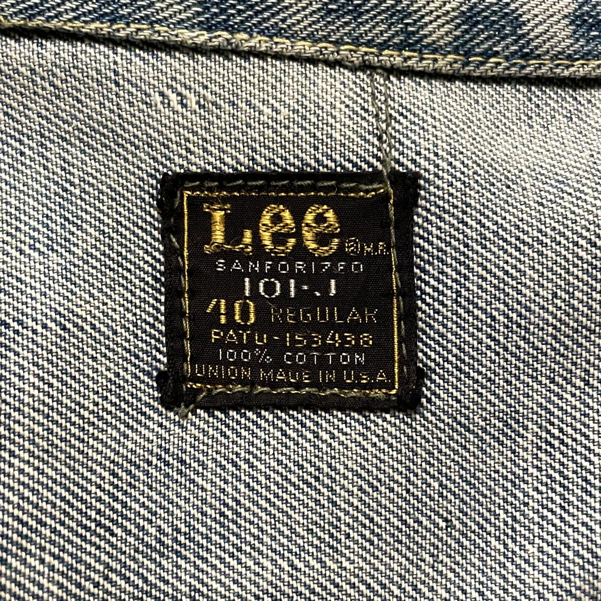 70s Lee 101-J Vintage Denim Jacket デニムジャケット UNI