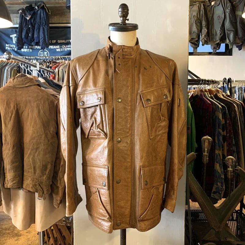 Belstaff GOLD レザージャケット Sサイズ Belstaff ゴールドレーベル トライアルマスター イタリア製