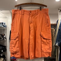 Polo by Ralph Lauren　カーゴショーツ　W34　ラルフローレン　ハーフパンツ　オレンジ系　(S5657)