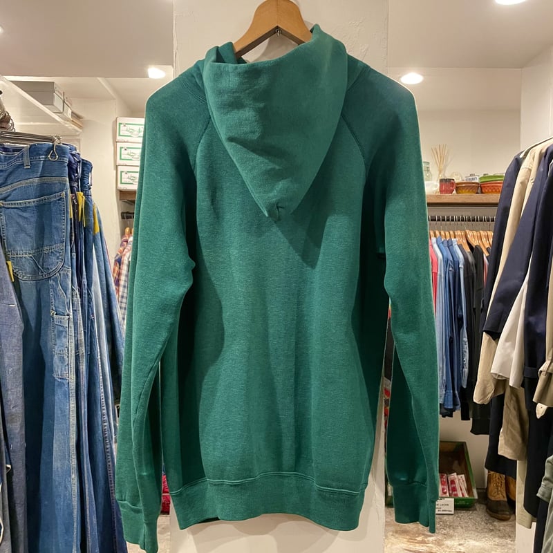 Champion 80s トリコタグ フロッキープリント スウェットパーカー USA 