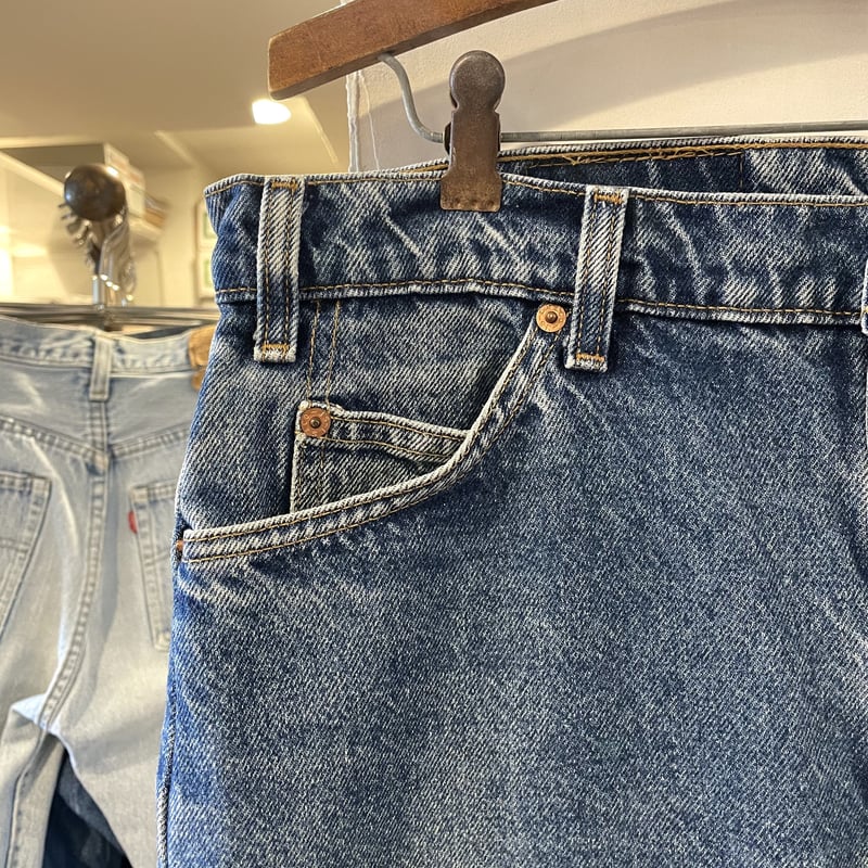 Levis 505 1996年 オレンジタブ テーパードシルエット ボタン裏