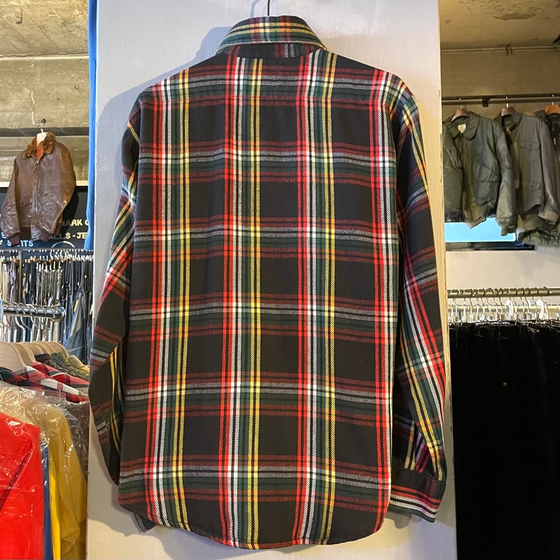 80s FIVE BROTHER L/S ネルシャツ USA製 Size M ファイブブラザー