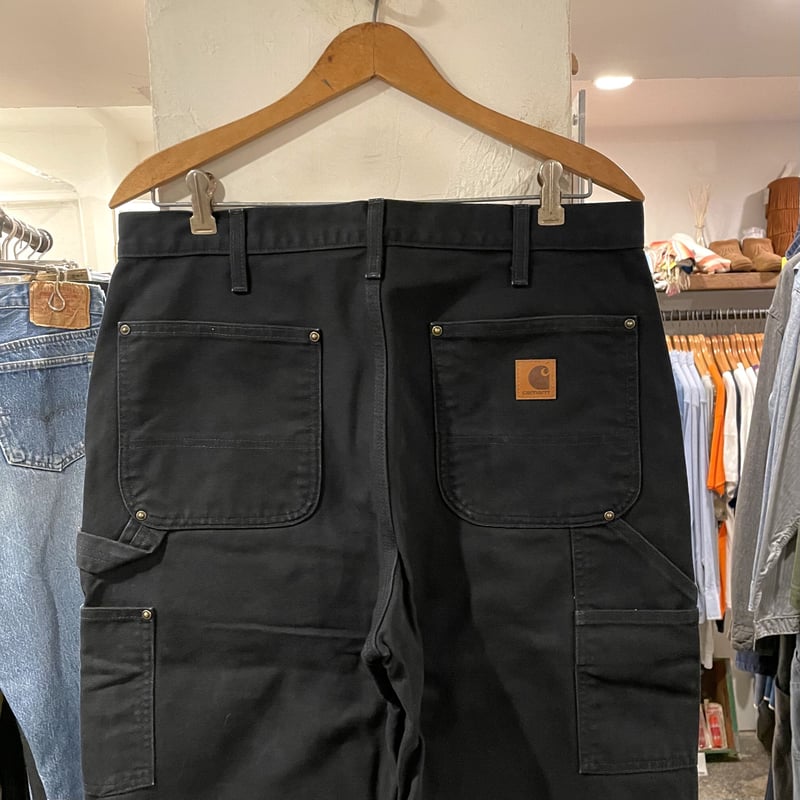 Carhartt ダック地ペインターパンツ ダブルニー ブラック カーハート