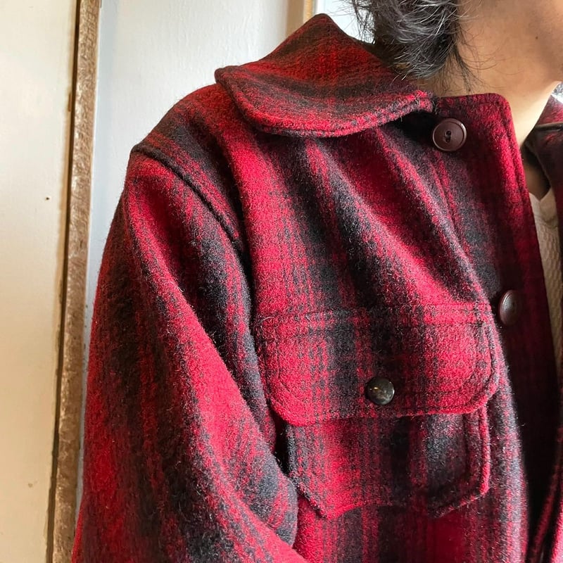 40s Woolrich ウールハンティングジャケット シャドーチェック 40s Woolrich ウールハンティングジャケット シャドーチェック