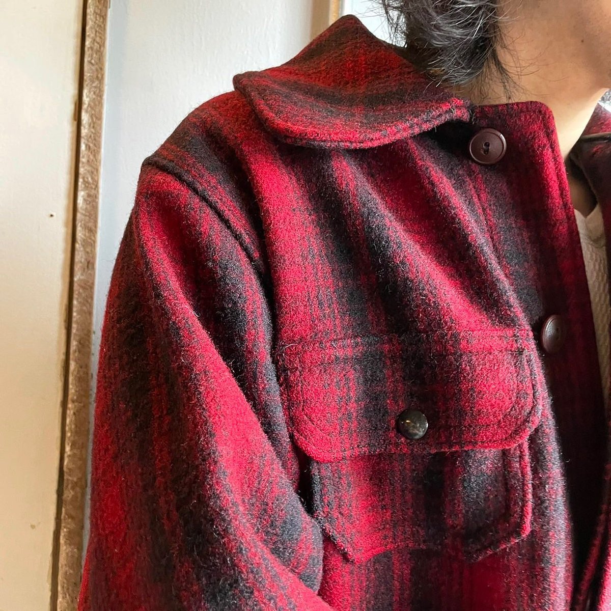 40s Woolrich ウールハンティングジャケット シャドーチェック (S2979) | ...