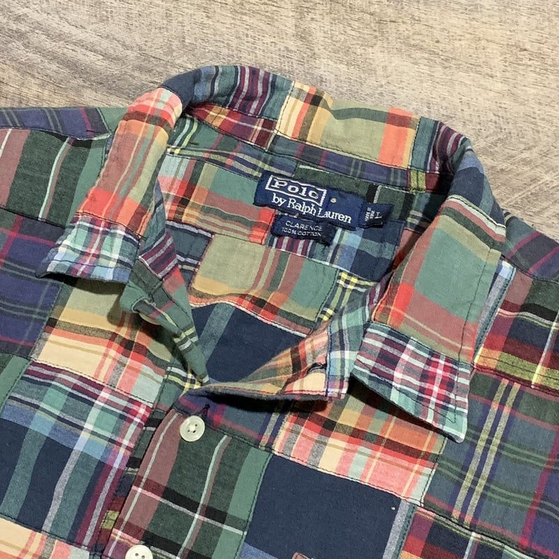 Ralph Lauren パッチワーク プルオーバー ショートスリーブ