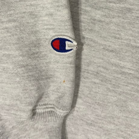 90s　Champion　リバースウィーブ　Reverse Weave　Size XL　WISCONSIN　染み込みプリント　青タグ　チャンピオン　(S5226)