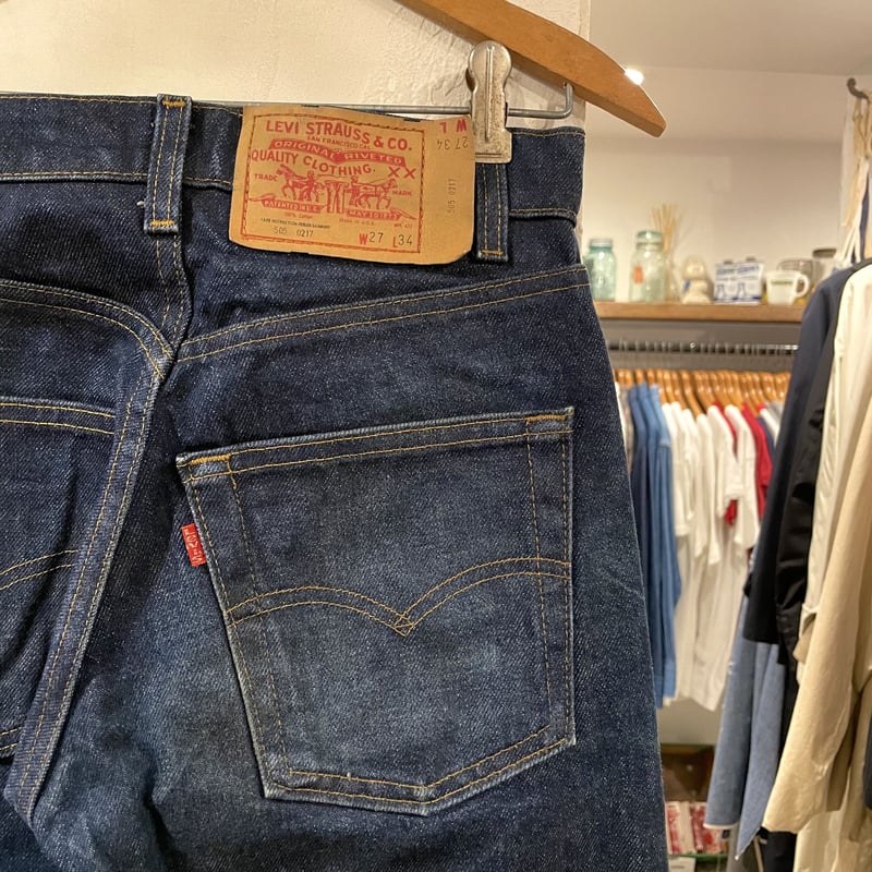 Levis 505 80年代 リーバイス 505 ボタン裏552 ワンウォッシュ