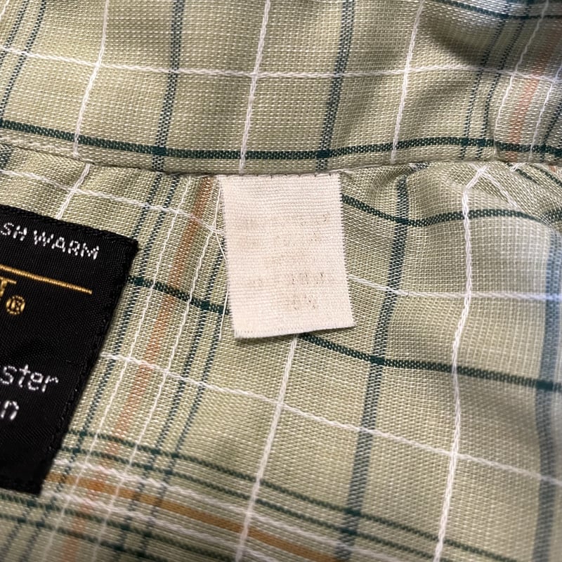 70s TOWNCRAFT S/S ボタンダウンシャツ チェック柄 USA製 JC