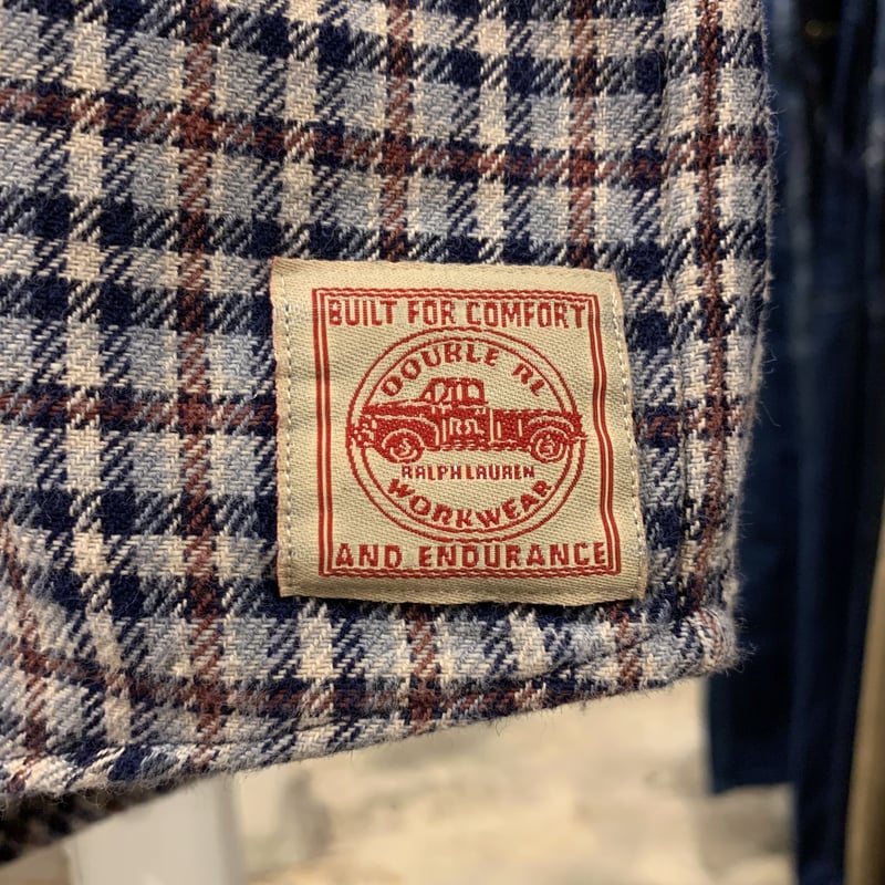 90s RRL L/Sチェックネルシャツ ダブルアールエル Ralph Lauren 90s RRL L/Sチェックネルシャツ ダブルアールエル Ralph Lauren